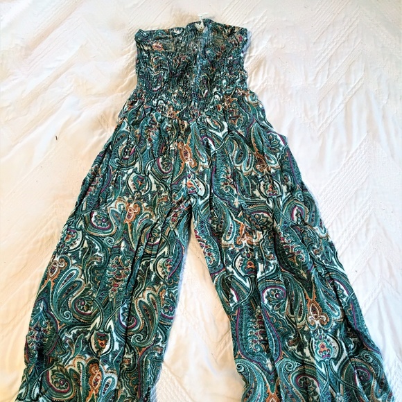 Patterned Flowy Pants - Picture 2 of 2